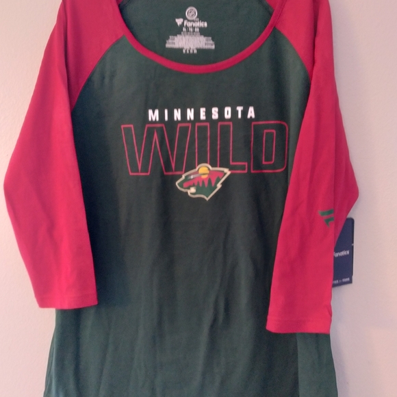 Minnesota wild shirt for women Size XL color green and red - Picture 7 of 14